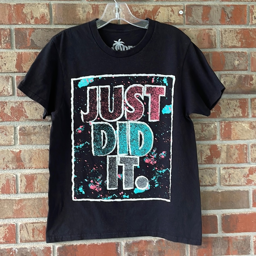 Bailey Apparel Vibes Men's "Just Did It" Graphic Colorful T-Shirt